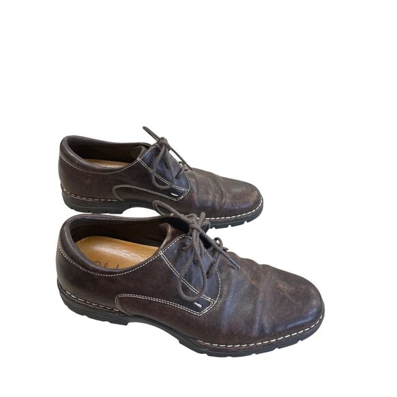 Cole Haan Mens Brown Leather Lace-Up Oxford Dress Shoes Size 9M SKU 8398 main image 12